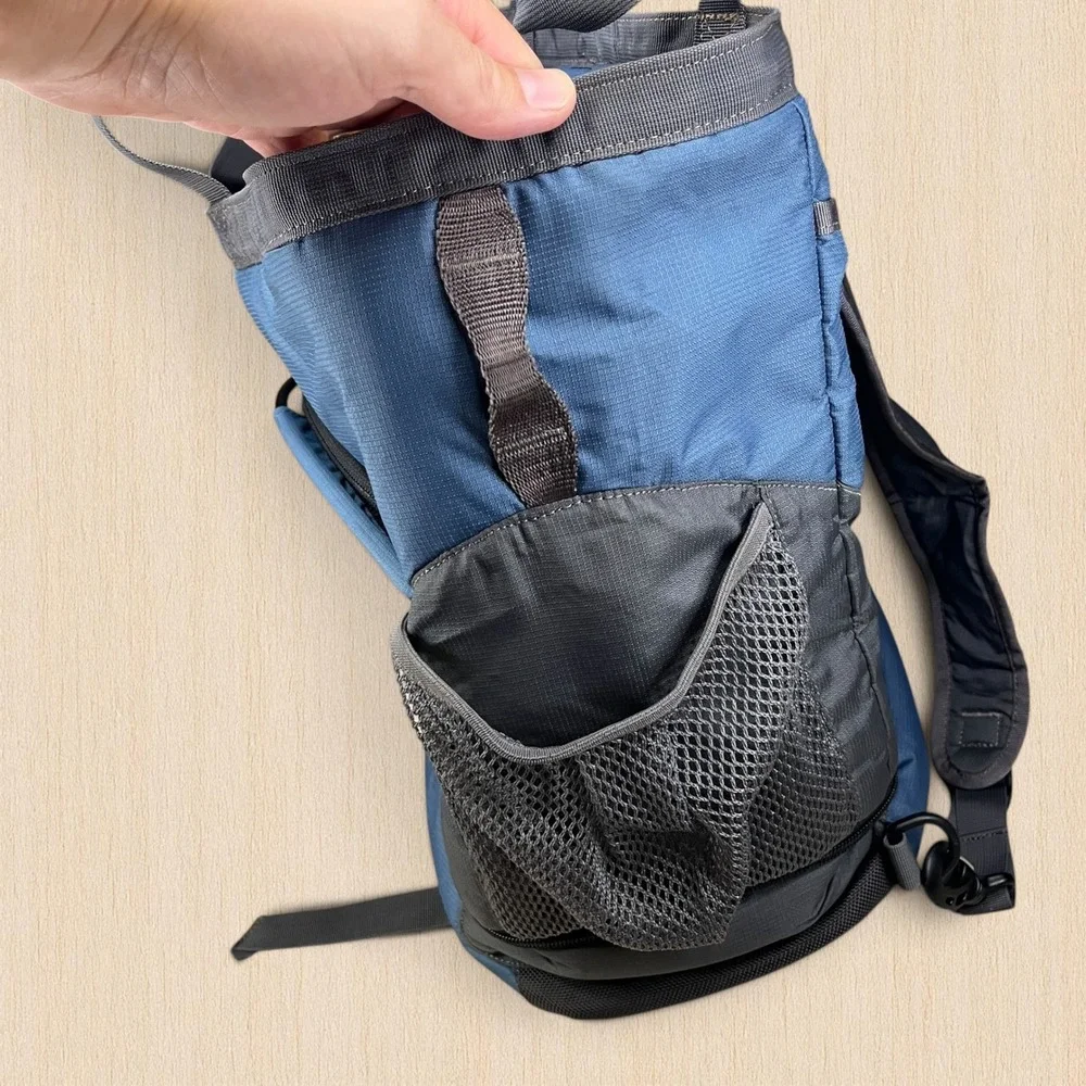 Kelty Duo Pack Blue Grey Convertible Backpack Tote Bag Ripstop Hiking Daypack
